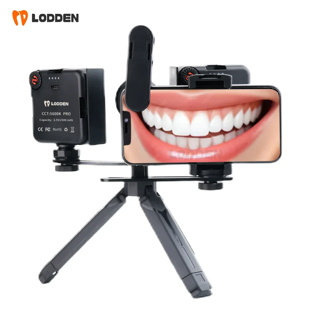 Photography Lighting Flash - ضوء ملء الأسنان مع بلوتوث ،