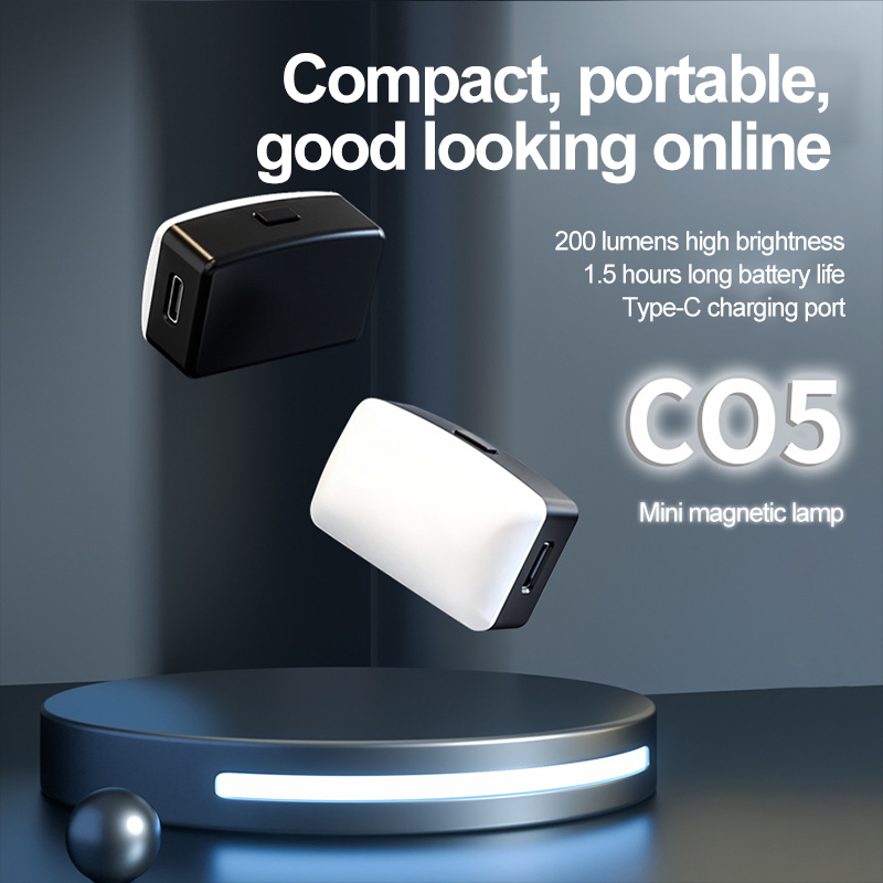 Photography Lighting Continuous - ضوء ملء سيلفي مغناطيسي صغير محمول