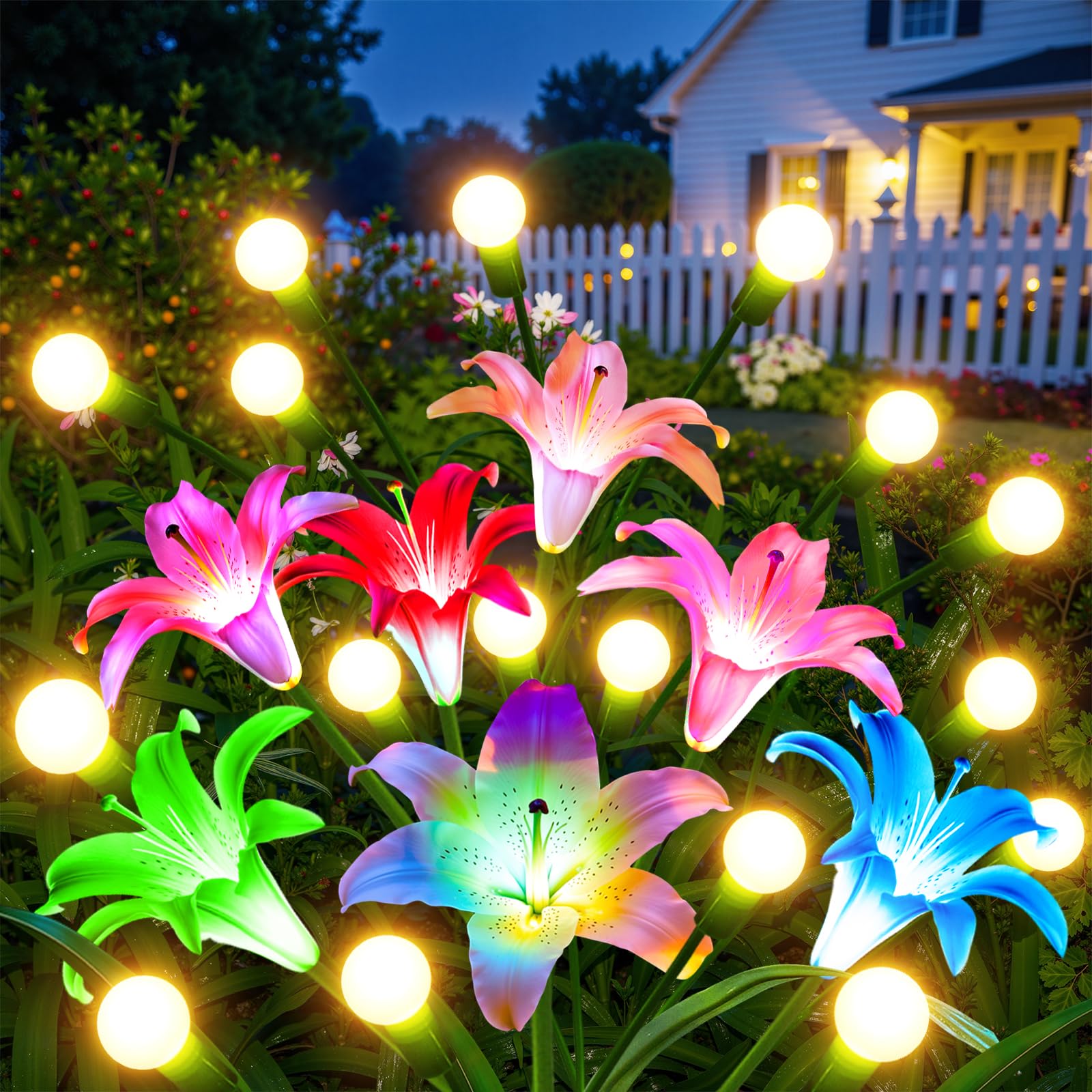 Flower Photography Led Lighting Pack - 2/4 حزمة من أضواء الطاقة الشمسية