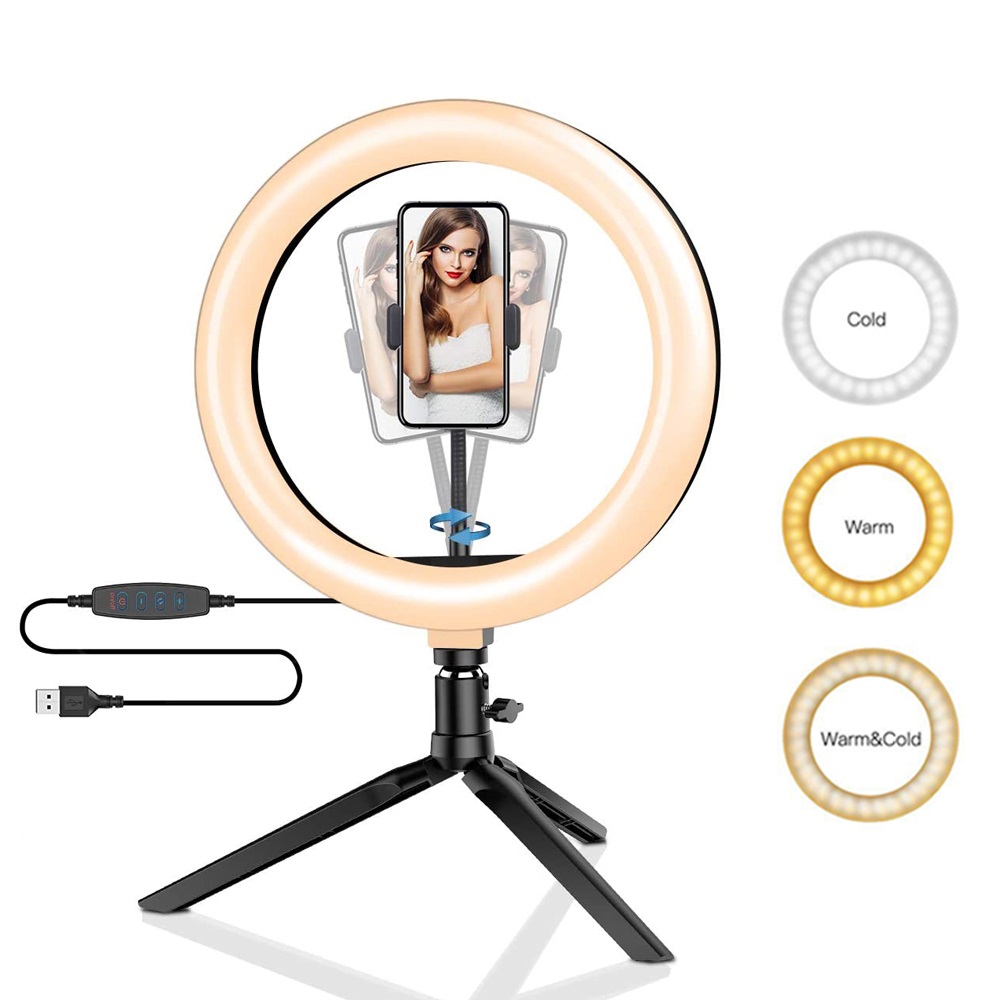 Makeup Photography Lighting - 26 سنتيمتر 10 بوصة Led حلقة
