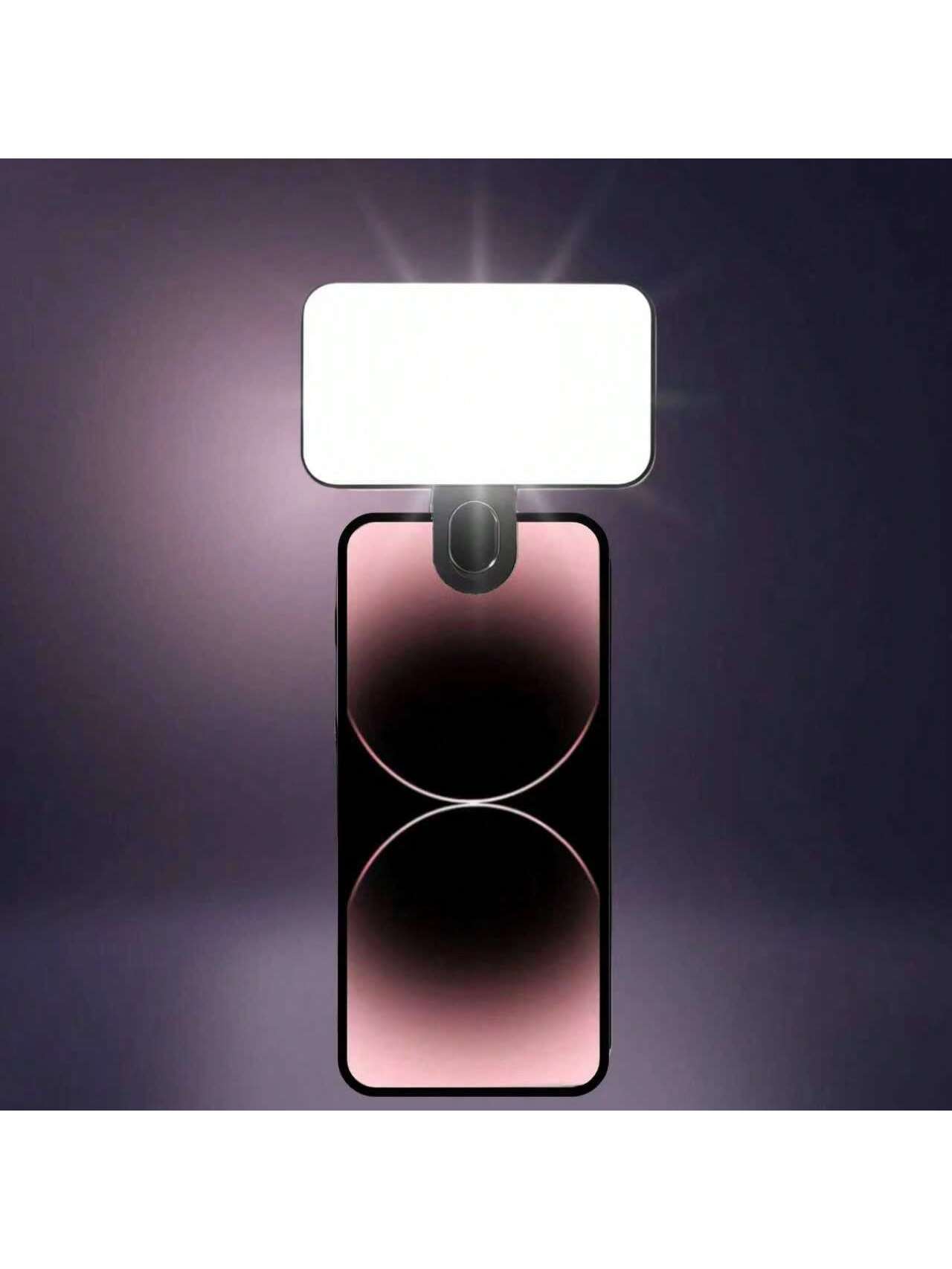 Photography Lighting Continuous - مصباح حلقي صغير قابل للشحن مع