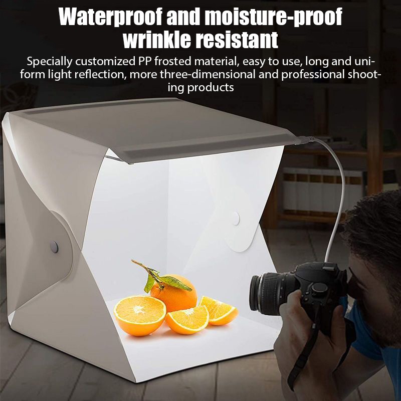 صندوق إضاءة محمول قابل للطي لل - مراجعة Photography Lighting Kit With Backdrop وسعره