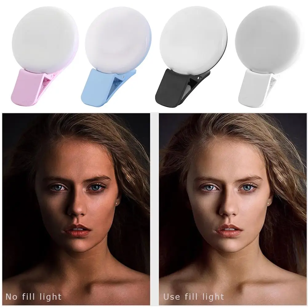 الهاتف المحمول LED Selfie Ring - مراجعة Photography Lighting Continuous وسعره