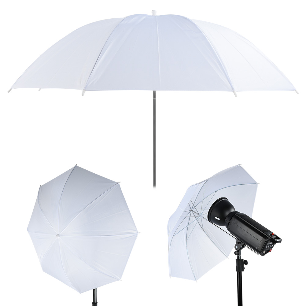 مظلة ناعمة بيضاء شفافة مقاس 33 - مراجعة Photography Lighting Flash وسعره