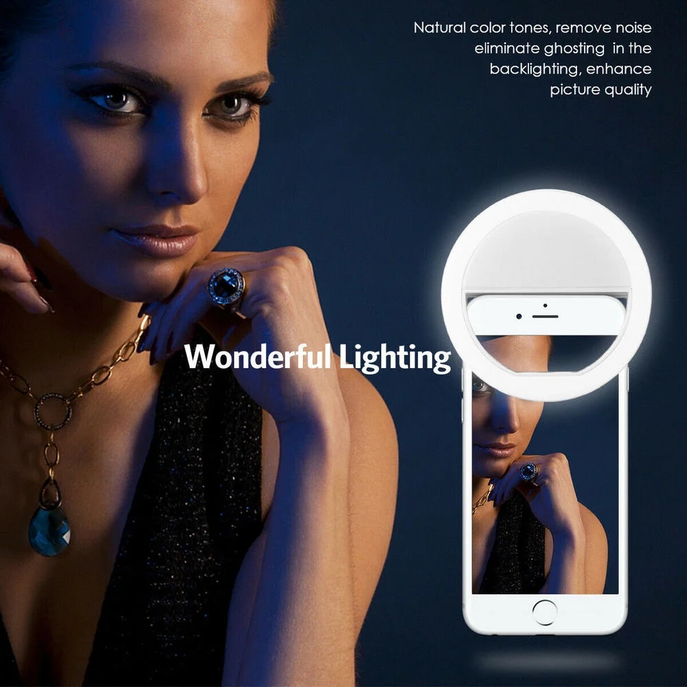 كابل شحن USB مع إضاءة حلقية LE - مراجعة Photography Lighting Continuous وسعره
