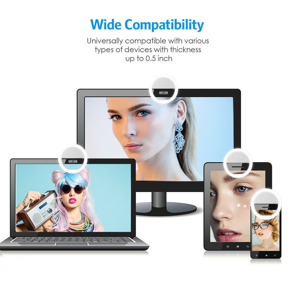 كابل شحن USB مع إضاءة حلقية LE - مراجعة Photography Lighting Continuous وسعره