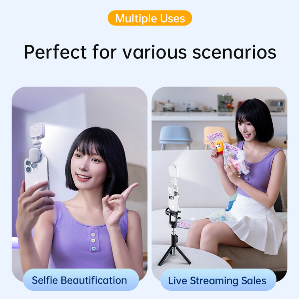 المحمولة LED Selfie ضوء كاميرا - مراجعة Photography Lighting Continuous وسعره