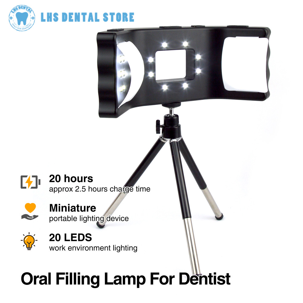 مصباح LED للتصوير الفموي للأسن - مراجعة Photography Lighting Flash وسعره