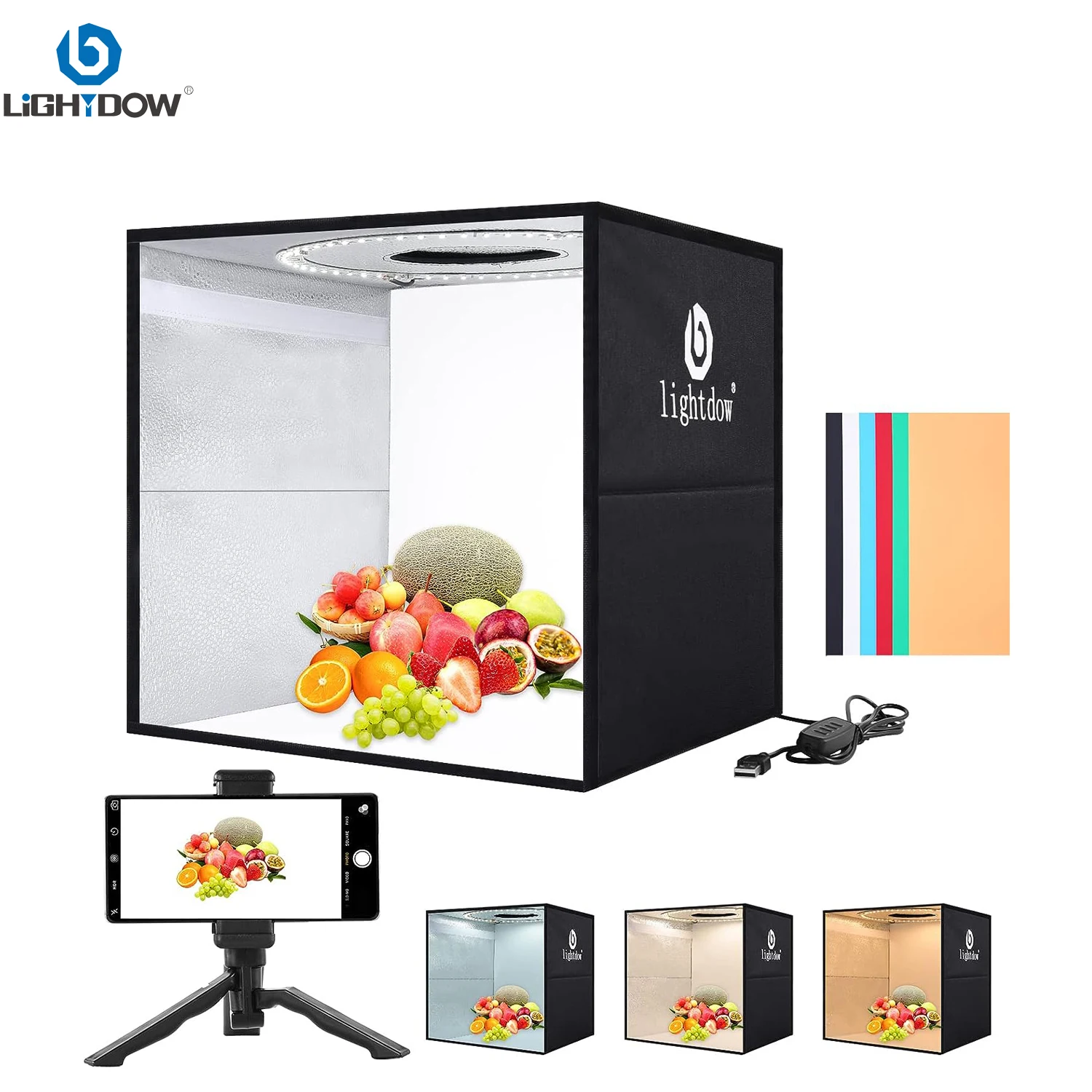 Lightdow Photo Studio Light Bo - مراجعة Photography Lighting Background وسعره