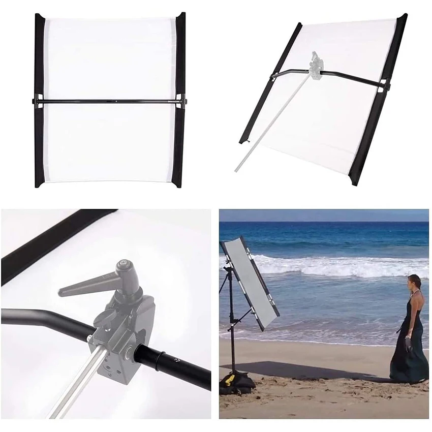 لوحة عاكسة محمولة 7 في 1 من سي - مراجعة Photography Lighting Board وسعره