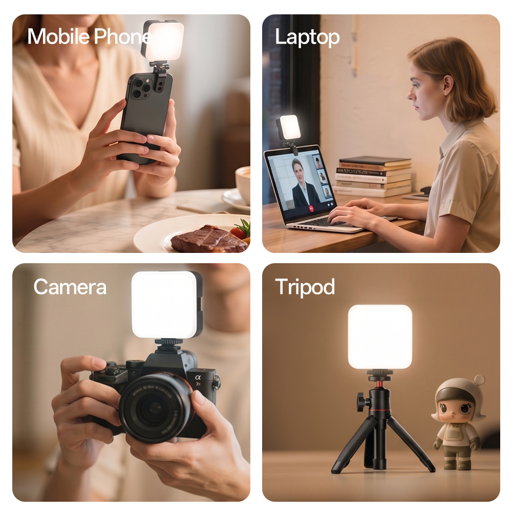 ضوء LED محمول صغير الحجم قابل  - مراجعة Makeup Photography Lighting وسعره