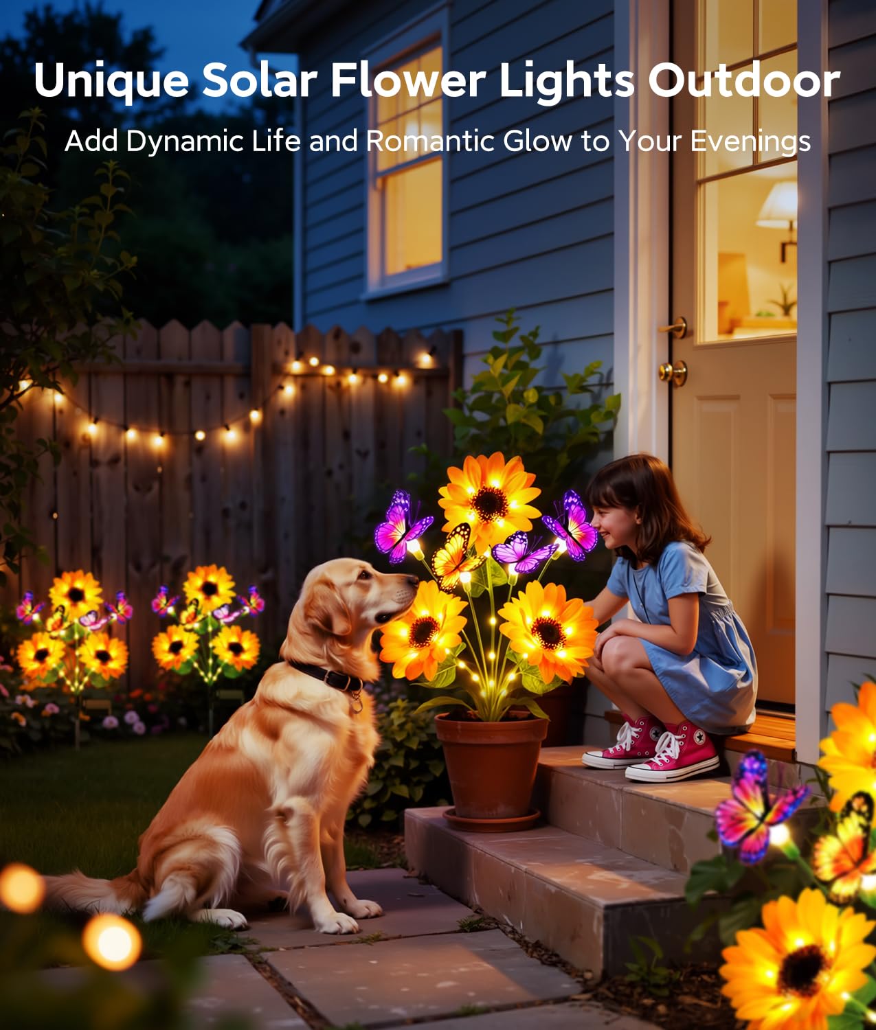 أضواء حديقة شمسية للديكور الخا - مراجعة Flower Photography Led Lighting Pack وسعره