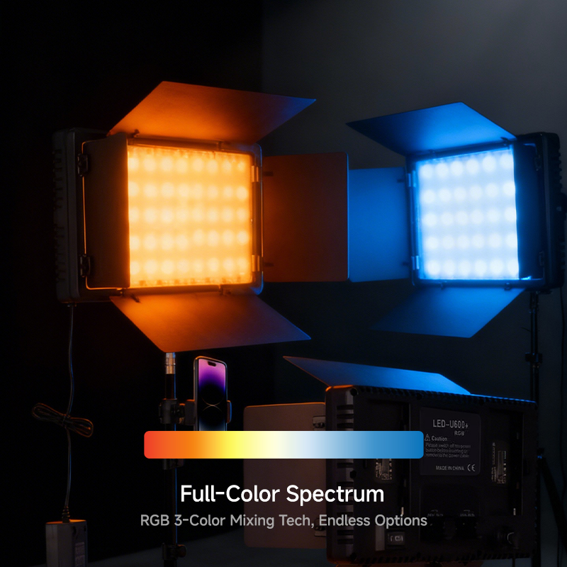 ضوء LED U600 للتصوير الفوتوغرا - مراجعة Makeup Photography Lighting وسعره