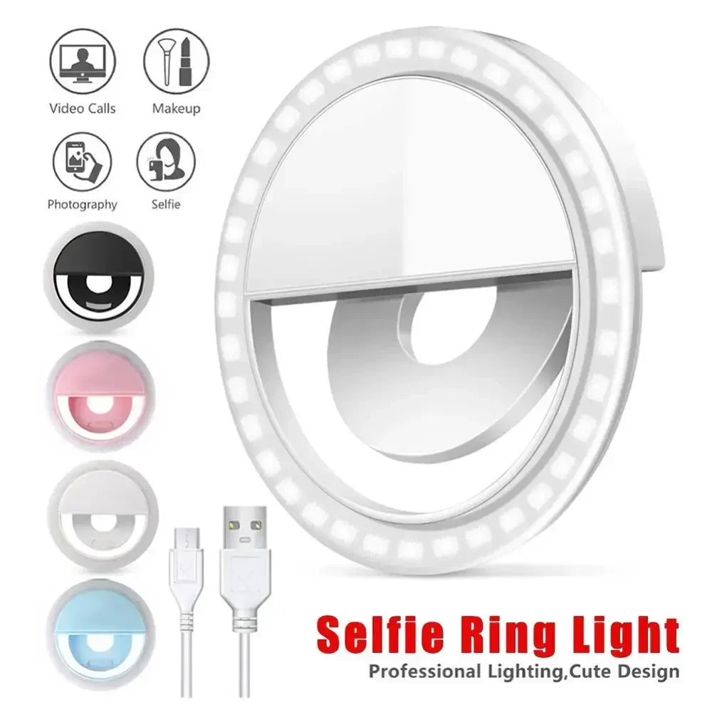 LED Selfie Ring Light الهاتف ا - مراجعة Photography Lighting Continuous وسعره