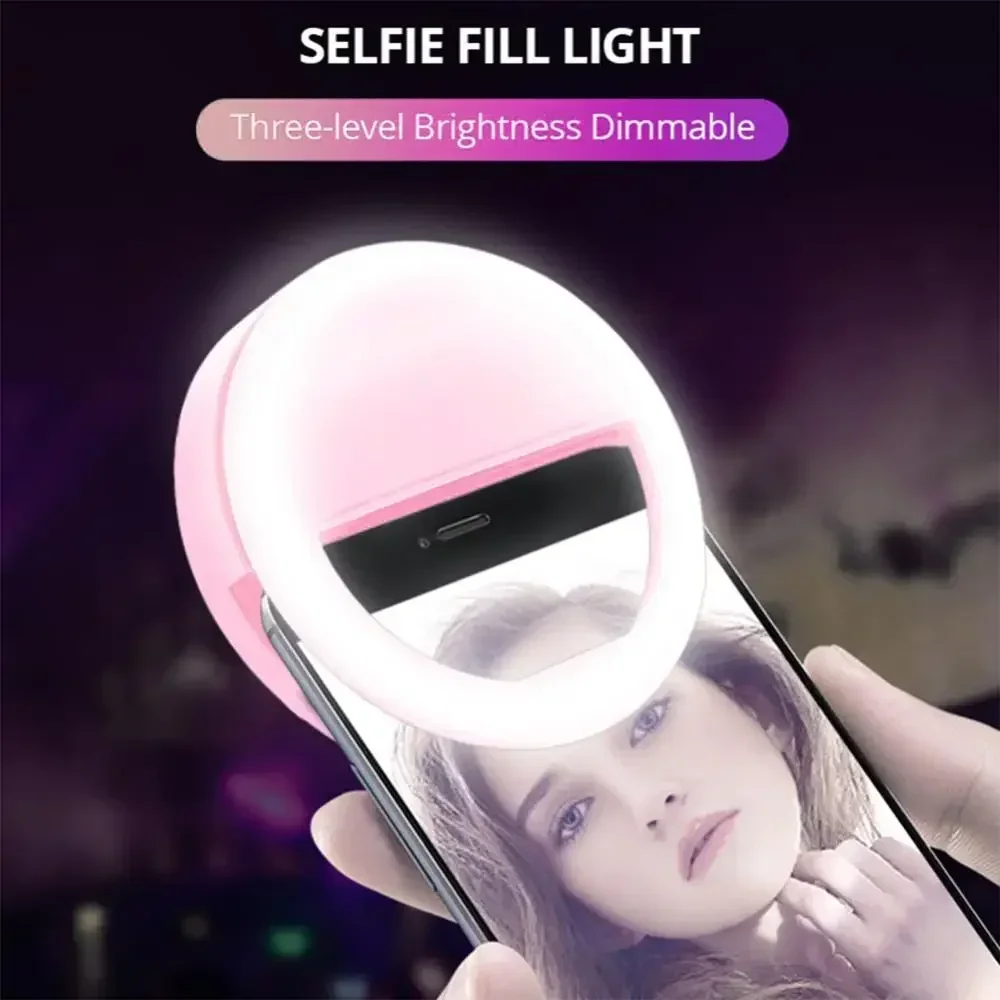 LED Selfie Ring Light الهاتف ا - مراجعة Photography Lighting Continuous وسعره