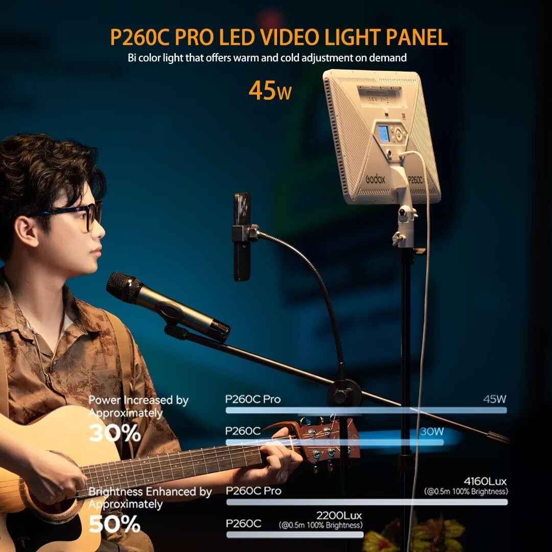 Godox P260C Pro LED لوحة إضاءة - مراجعة Photography Lighting Board وسعره
