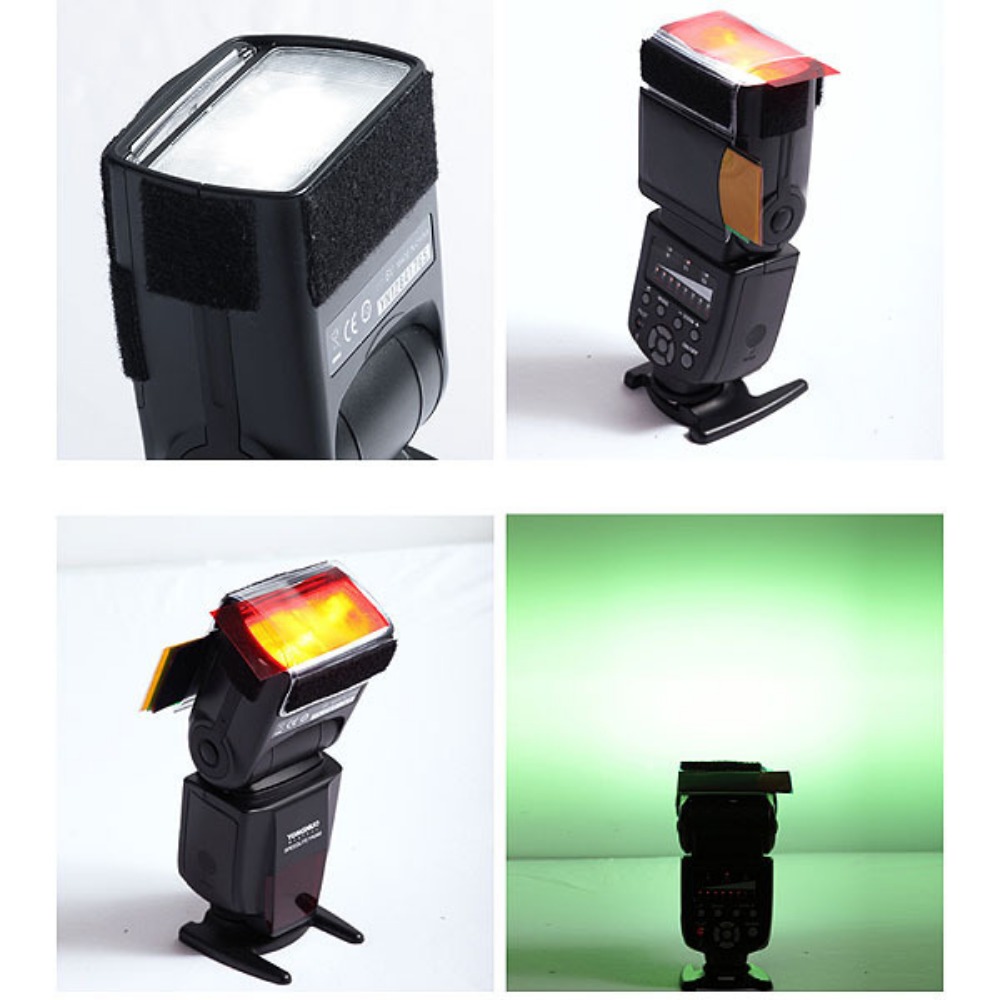طقم فلاتر إضاءة للكاميرا بـ 12 - مراجعة Photography Lighting Flash وسعره