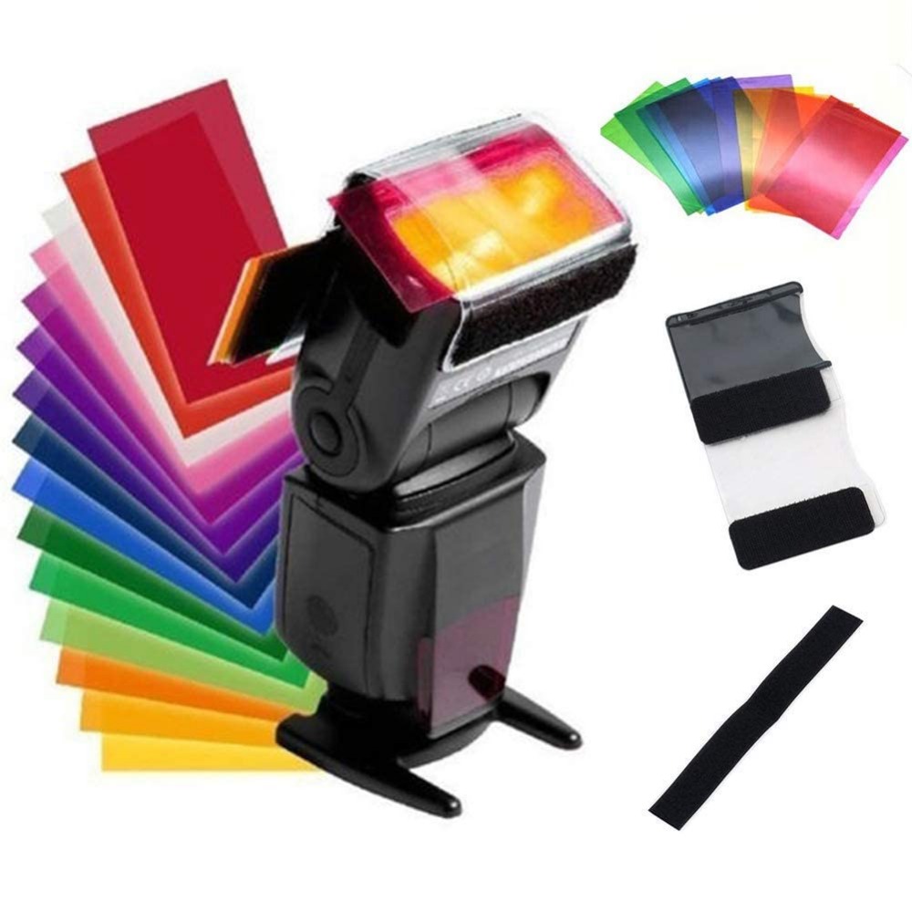 طقم فلاتر إضاءة للكاميرا بـ 12 - مراجعة Photography Lighting Flash وسعره