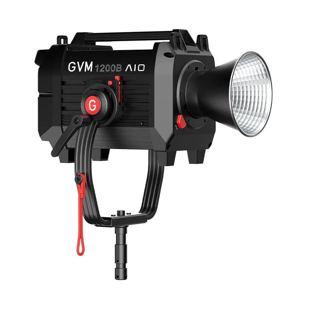 ضوء LED مستمر GVM SD1200B AIO  - مراجعة Photography Lighting Continuous وسعره