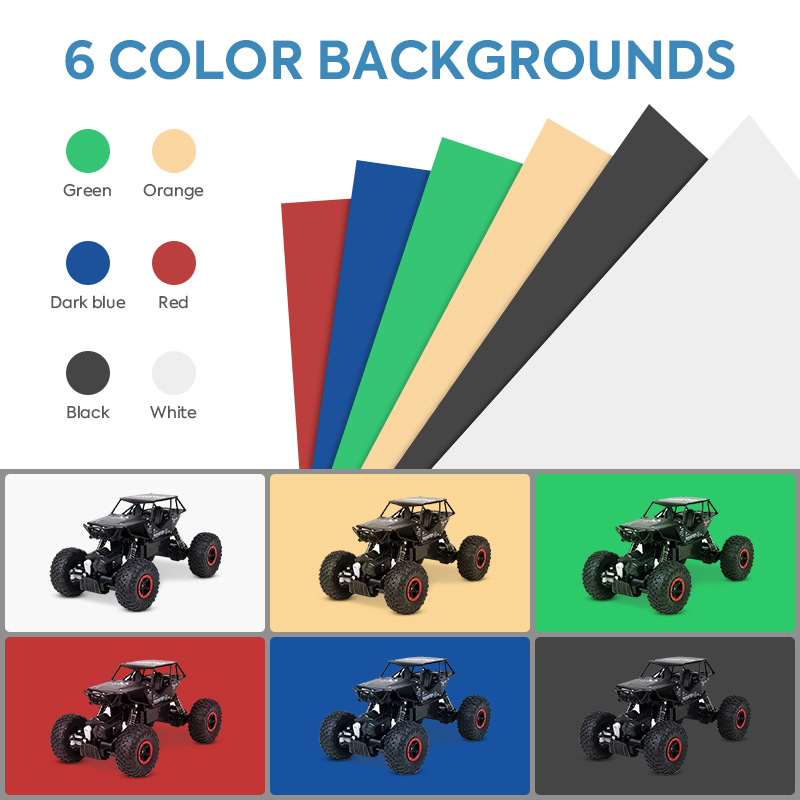 11.8x11.8 بوصة أضعاف صور إضاءة - مراجعة Photography Lighting Kit With Backdrop وسعره