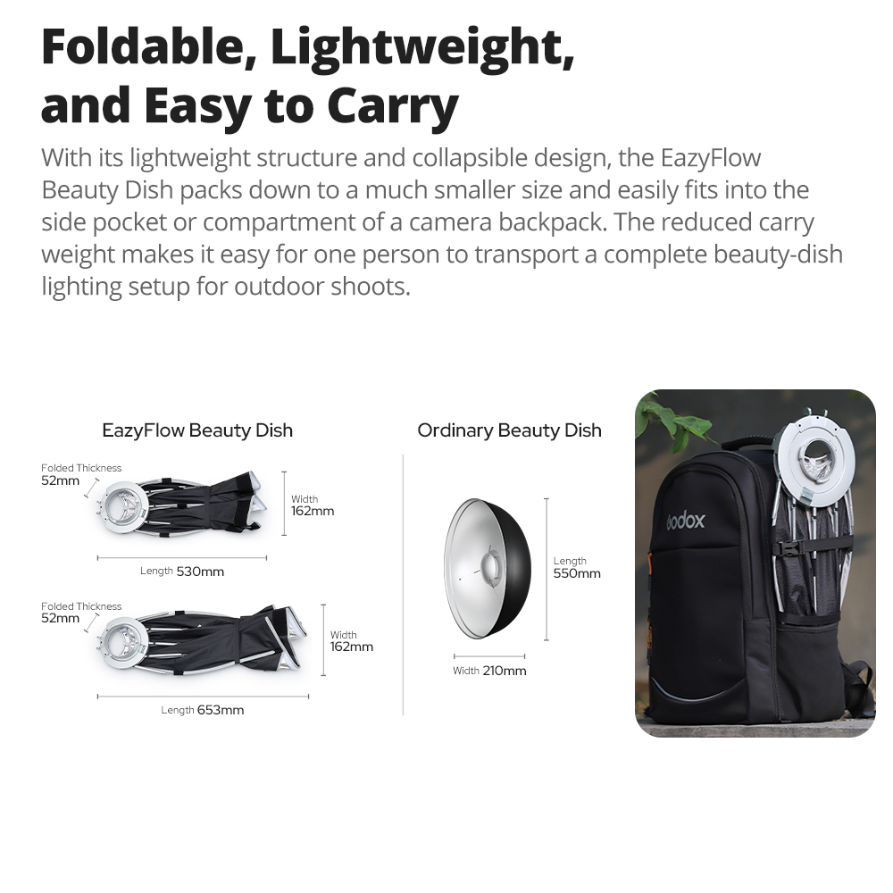 طبق تجميل جودوكس إيزي فلو الجد - مراجعة Photography Lighting Flash وسعره
