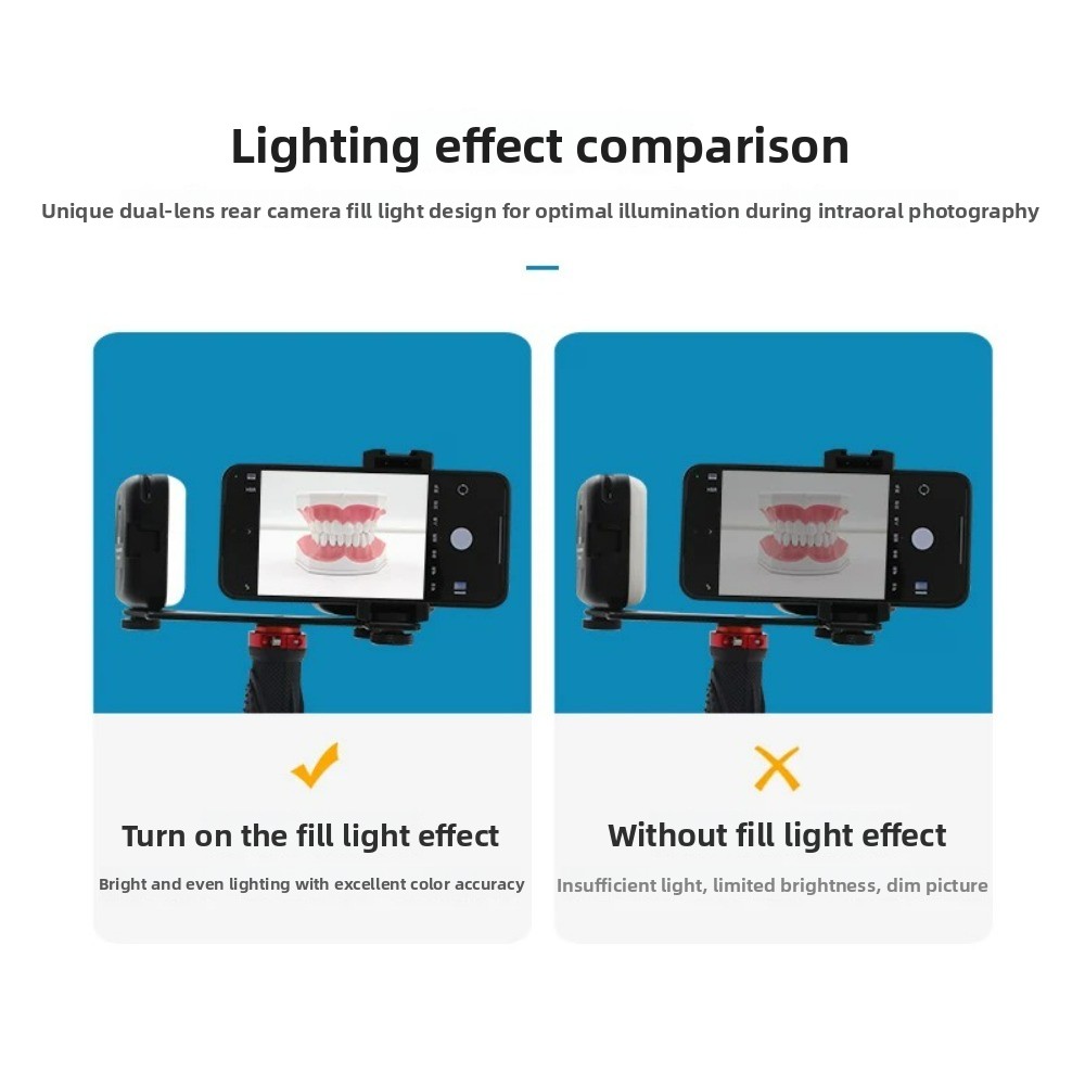 ضوء تصوير الأسنان، فلاش LED بل - مراجعة Photography Lighting Flash وسعره