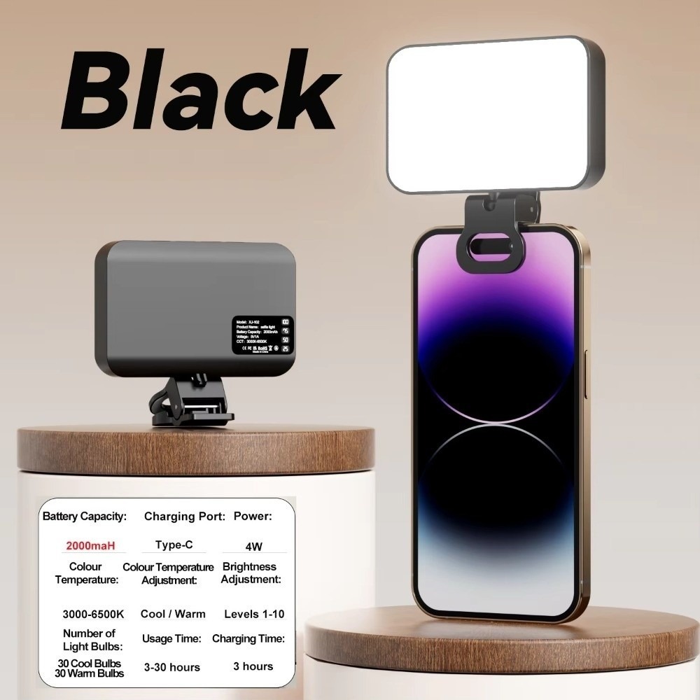 ضوء سيلفي LED بسعة 800/1000 مل - مراجعة Photography Lighting Flash وسعره