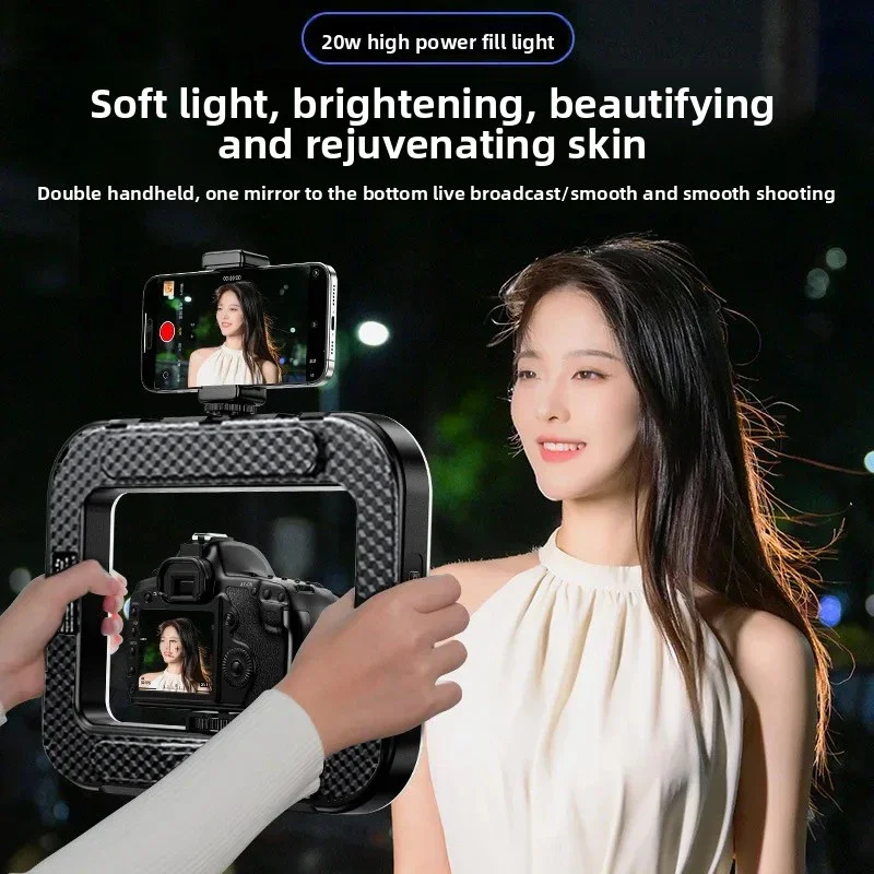 ضوء LED حلقي محمول باليد جديد  - مراجعة Photography Lighting Continuous وسعره
