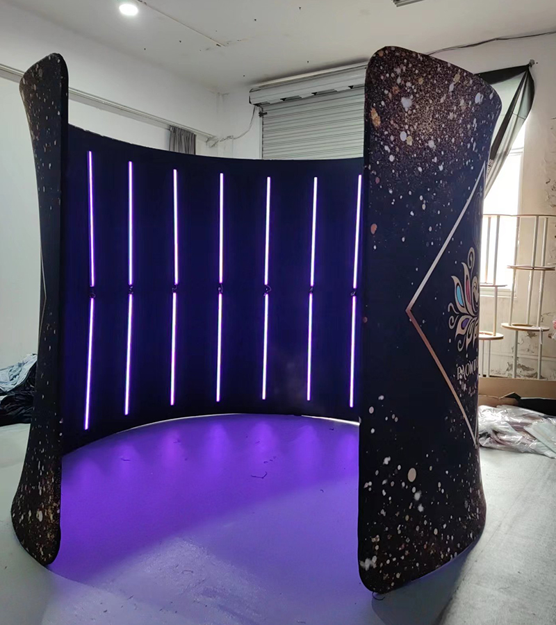 خيمة تصوير 360 درجة مع إضاءة L - مراجعة Photography Lighting Kit With Backdrop وسعره