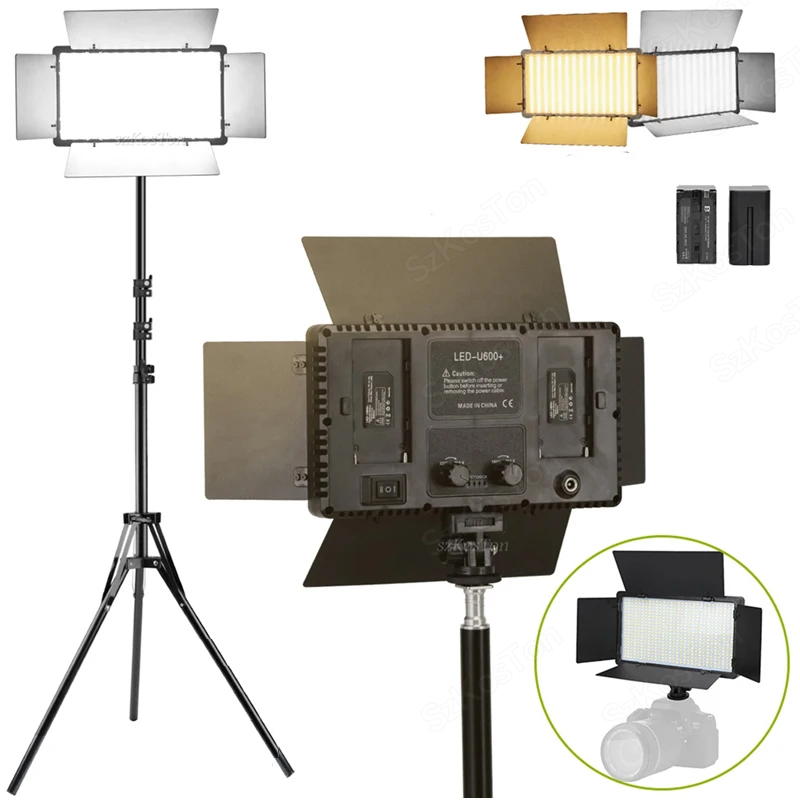 U800 U600 LED صور استوديو الفي - مراجعة Photography Lighting Board وسعره